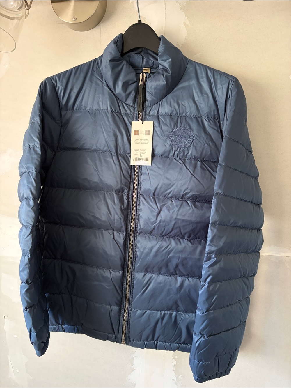 NWT Burberry Smethwick Men's Lightweight Quilted Puffer Jacket size medium